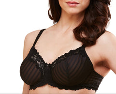 BARBADOS #15211 Stripe Mesh Bra - Up to size 48 band & G cup