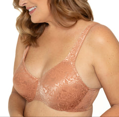 Lunaire Floral Jacquard Minimizer Bra 13511