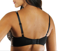 Sevilla Scroll Embroidered Semi Demi Underwire #14011  Up to Size 48