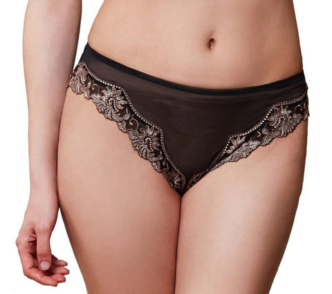 Sevilla Embroidered Tanga Panty #14032 - Up to Size 5X
