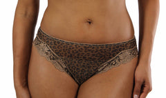 Sevilla Tan Animal Print Tanga Panty #14033- Up to 5X