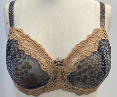 BARBADOS #15211 Stripe Mesh Bra - Up to size 48 band & G cup