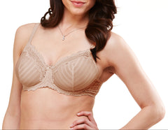 BARBADOS #15211 Stripe Mesh Bra - Up to size 48 band & G cup