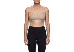 Lunaire Women's 2 Pack Wire Free Comfort Bra with Animal Print Lace 16042