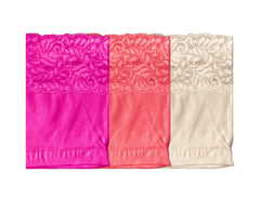 3 Pack Cotton Spandex Hipster with Lace Waistband 377S03KD