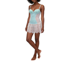 Lunaire Molded Cup Eyelash Lace and Mesh Babydoll 49899