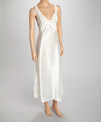 Lunaire Satin and Lace Long Gown 613695/X