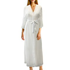 Lunaire Chiffon and Lace Long Robe 617695/X