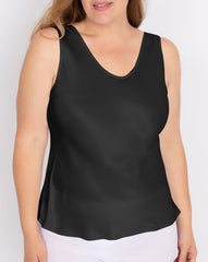 Lunaire Women's Scoop Neck Satin Camisole 640051