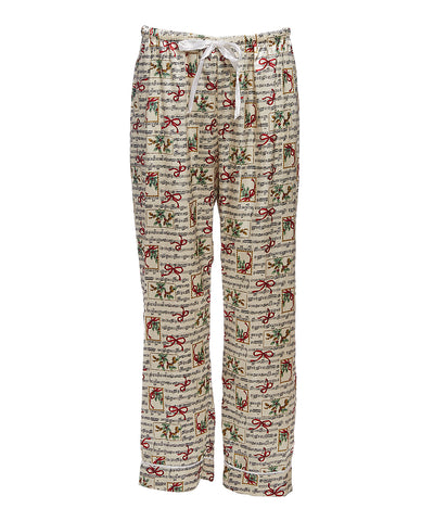 Lunaire Women's Satin Holiday Sleep Pant 6SM0596
