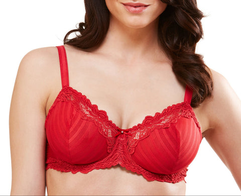 BARBADOS #15211 Stripe Mesh Bra - Up to size 48 band & G cup